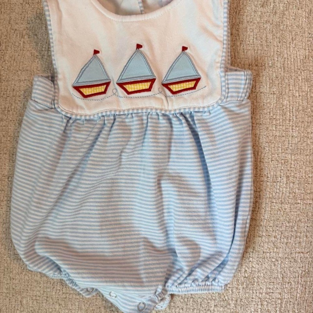 Stitchy Fish Boys Romper